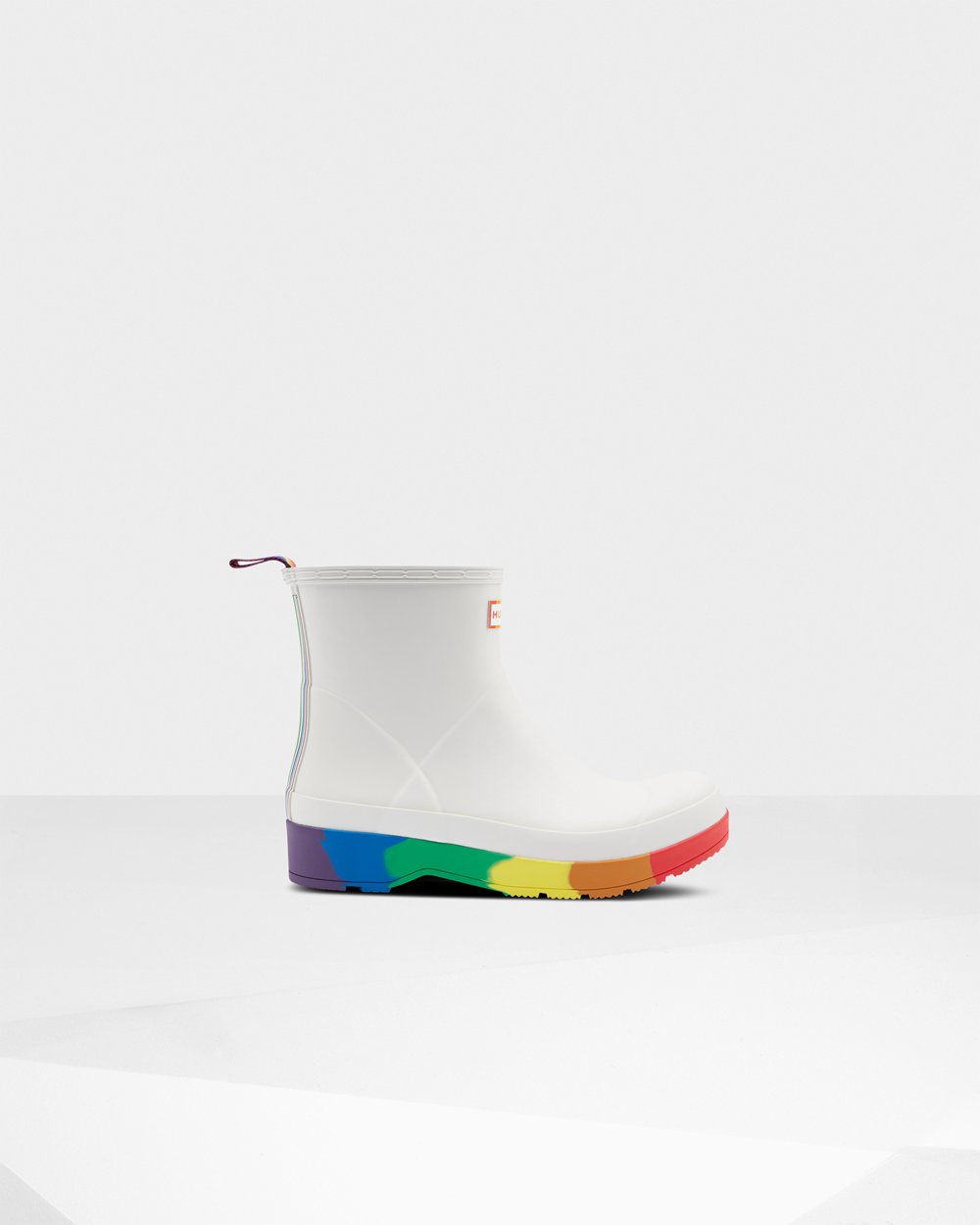 Play Boots Heren - Hunter Original Pride Heeled Rain - Wit - 28FVJWORN